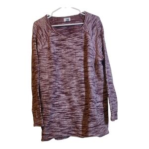 Old Navy Women's Burgundy Knit Sweatshirt